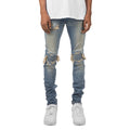 Men's Slim Fit Stretch Jeans - Casual FOG Style Denim Pants