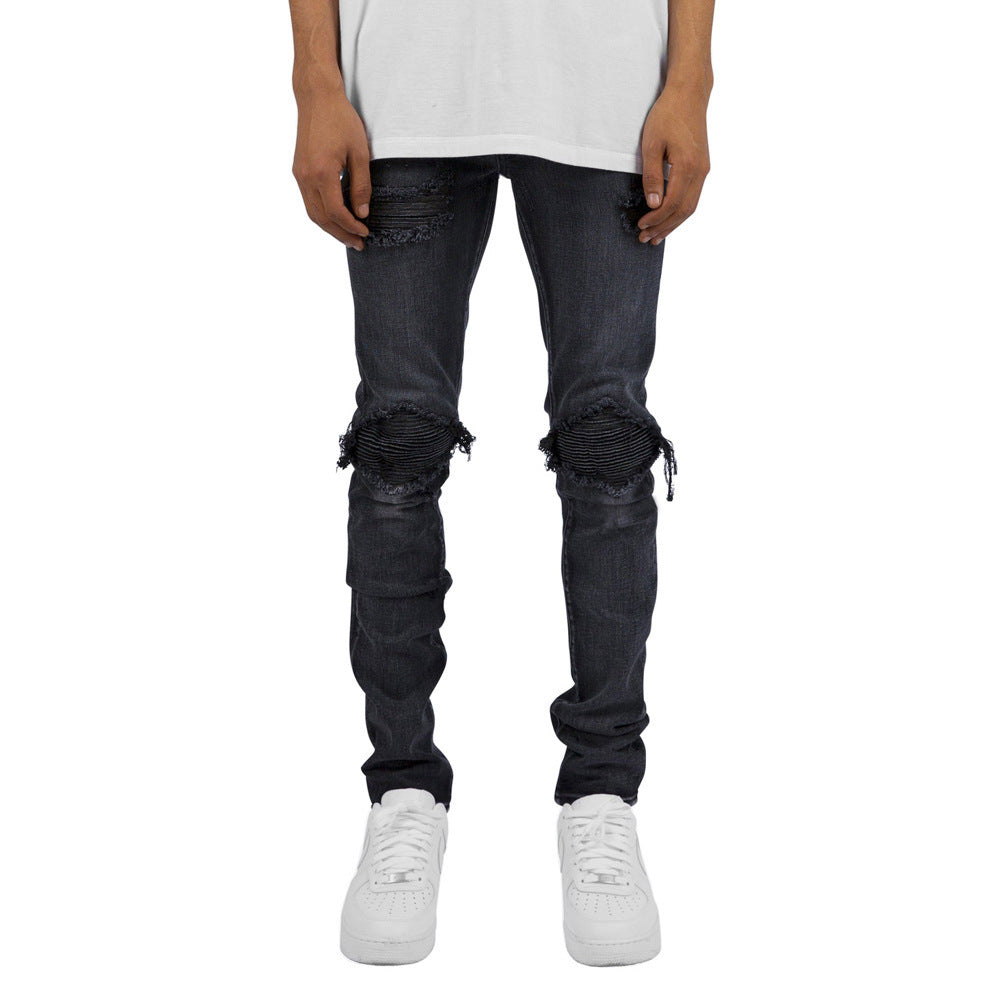 Men's Slim Fit Stretch Jeans - Casual FOG Style Denim Pants