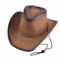 Wide Brim Western Cowboy Hat – Sun Protection Outdoor Hat