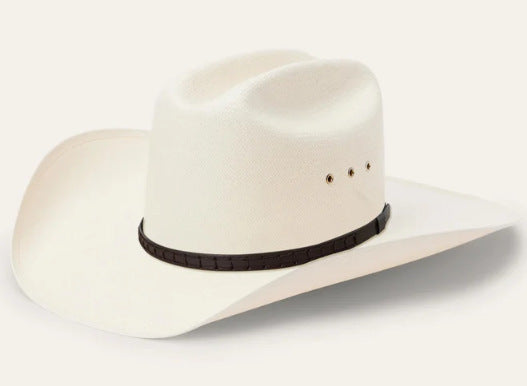 Handwoven Adjustable Straw Cowboy Hat – Wide Brim Sun Hat
