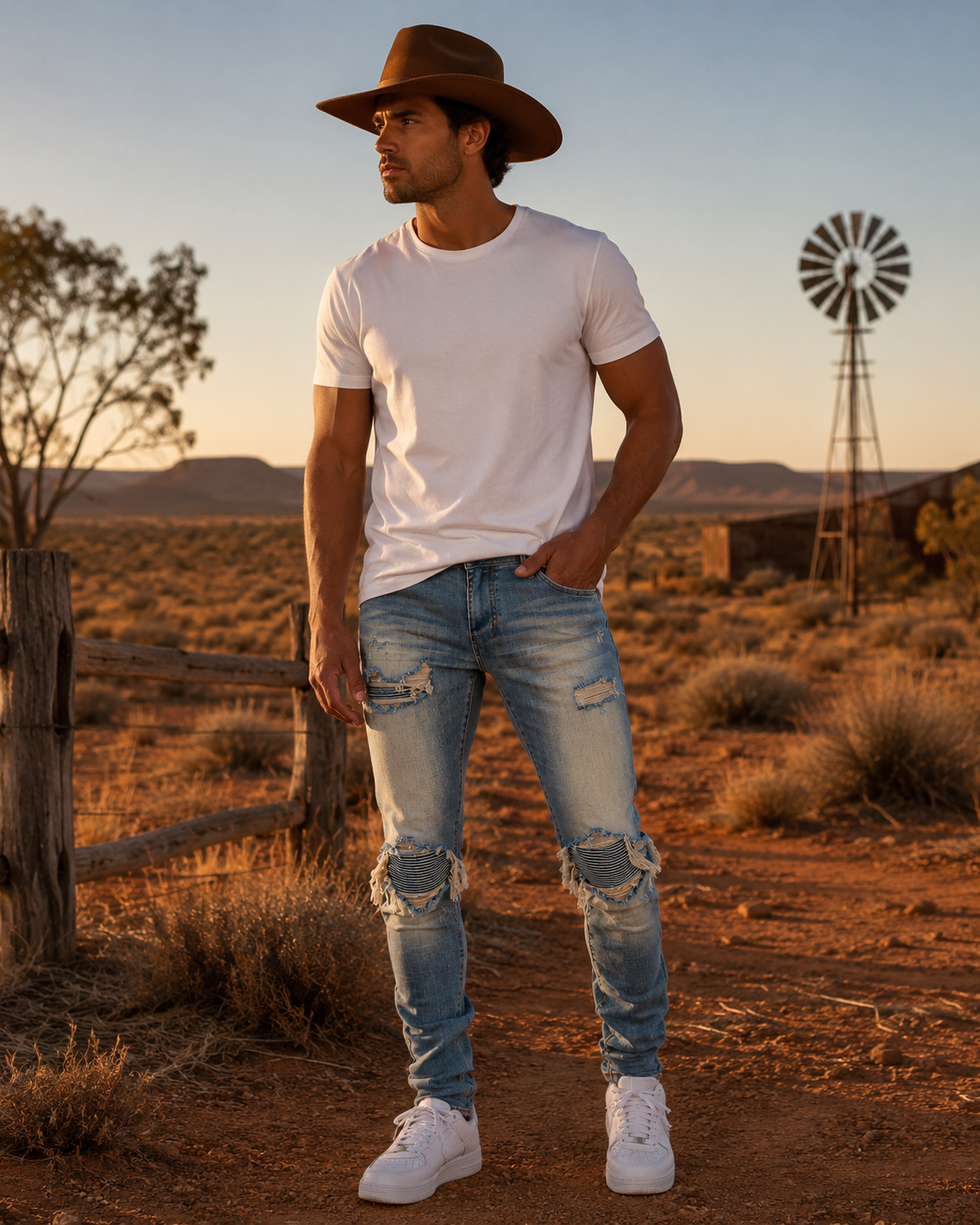 Men's Slim Fit Stretch Jeans - Casual FOG Style Denim Pants